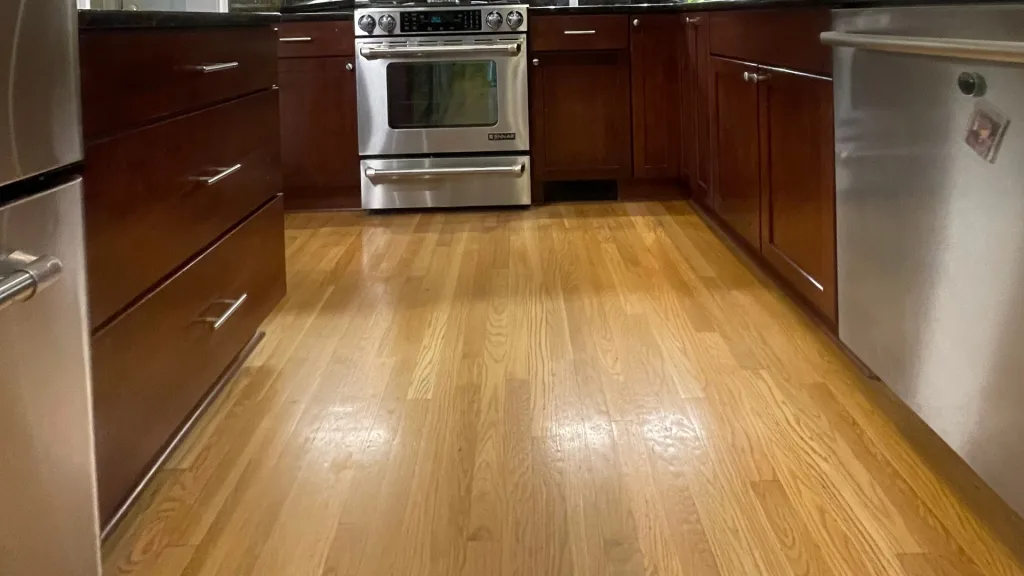 dark wood stained refinished cabinets by 216 pintura in cleveland ohio